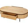 Table basse moderne arrondie 120 cm Lili