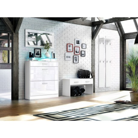 Meuble entrée vestiaire design BLUEBELL LARGE