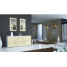 Buffet design lumineux 4 tiroirs et 2 portes CITY