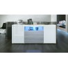 Buffet moderne avec niche lumineuse