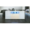 Buffet moderne avec niche lumineuse