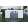 Buffet moderne avec niche lumineuse