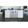 Buffet moderne avec niche lumineuse