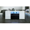 Buffet moderne avec niche lumineuse