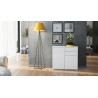 Commode 2 portes 2 tiroirs moderne