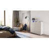 Commode moderne 1 porte 5 tiroirs