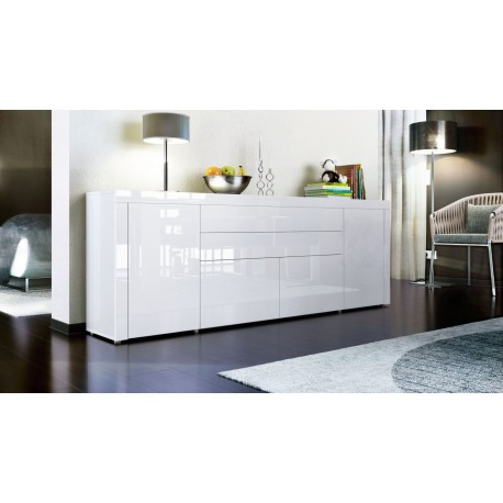 Buffet/Bahut 200 cm - 4 portes - 2 tiroirs