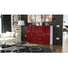 Meuble bahut design 4 portes - 2 tiroirs MANHATTAN