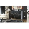 Meuble bahut design 4 portes - 2 tiroirs MANHATTAN