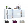 Buffet - rangement long blanc design LISA 