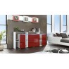 Buffet - rangement long blanc design LISA 