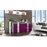 Buffet - rangement long blanc design LISA 