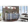 Buffet - rangement long blanc design LISA 