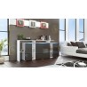 Buffet - rangement long blanc design LISA 