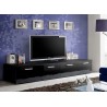 Banc TV Long 2 m Noir Laqué