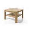 Table basse carrée en bois massif