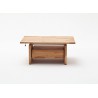 Table basse relevable en bois massif