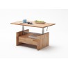 Table basse relevable en bois massif