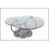 Table Basse Design Ronde en Verre Modulable ASTUCIA 230