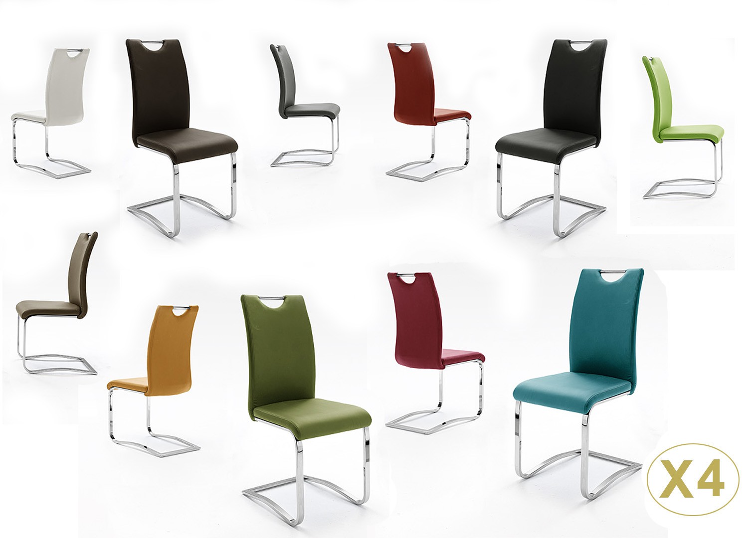 Chaises design pas cher avec poignée dossier