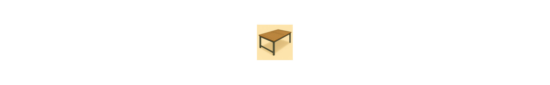 Table de jardin