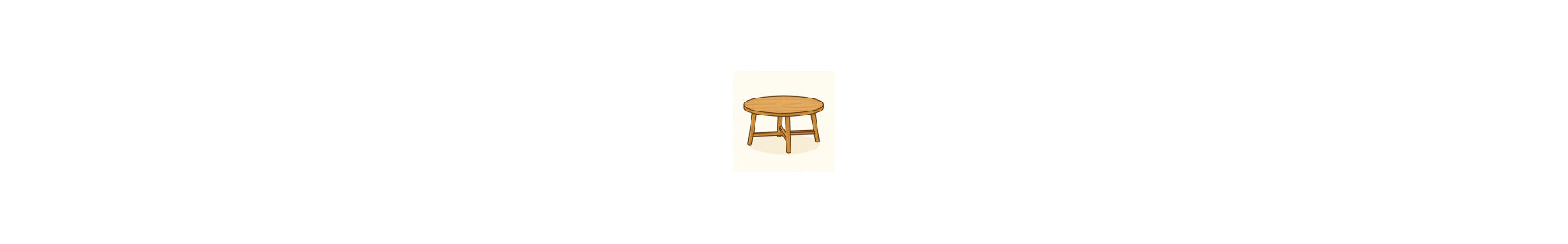 Table basse ronde