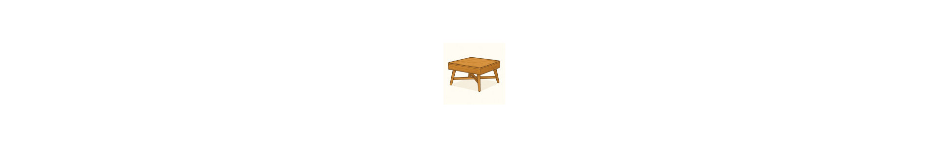 Table basse carrée