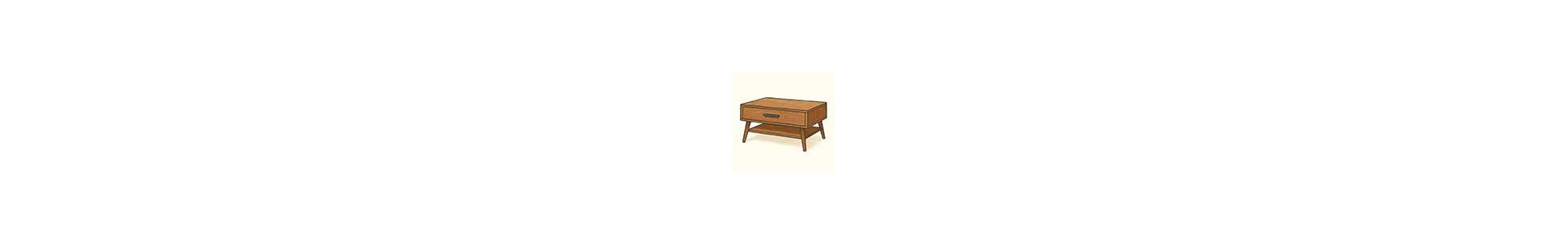 Table basse avec rangement