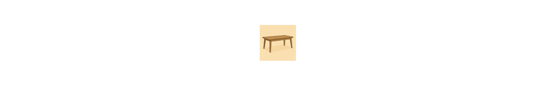 Table à manger rectangulaire