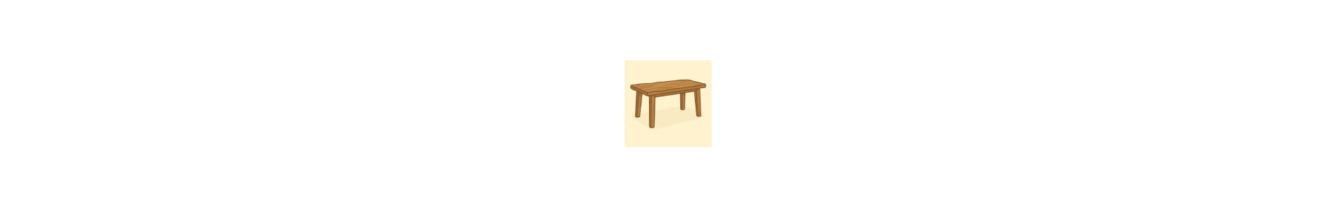 Table à manger en bois