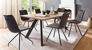 Table de repas esprit vintage contemporain