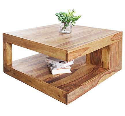Table basse en bois de sesham