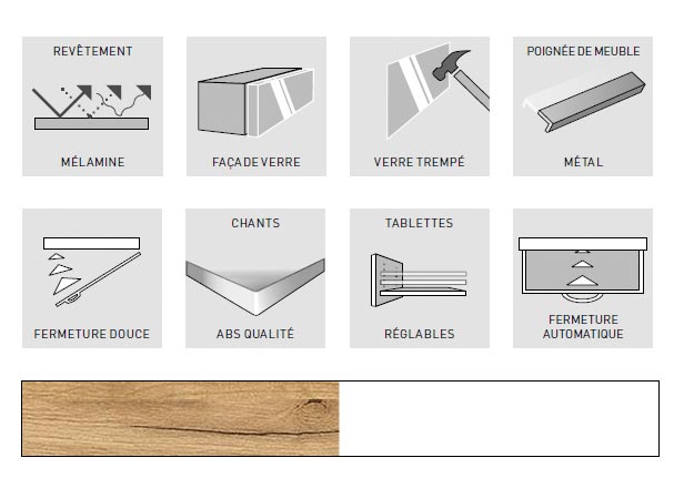 Détail de la qualité de la gamme TELDE