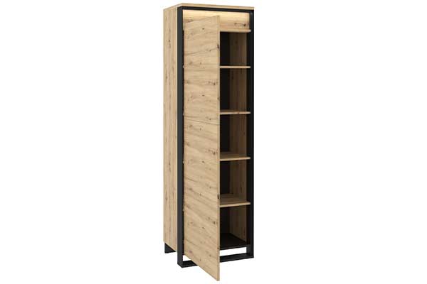 Meuble rangement haut 1 porte style industriel