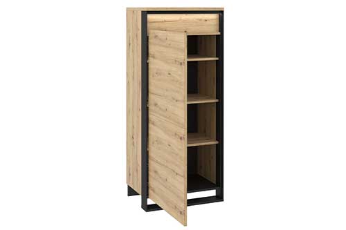 Meuble rangement 1 porte style industriel