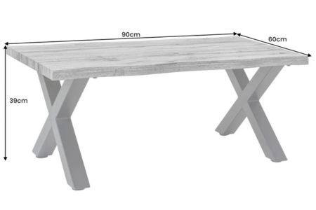 Table basse rectangulaire moderne