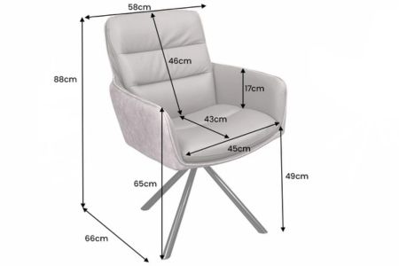 chaise de bar pivotante cuir cognac