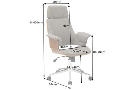 Fauteuil de bureau sur roulettes