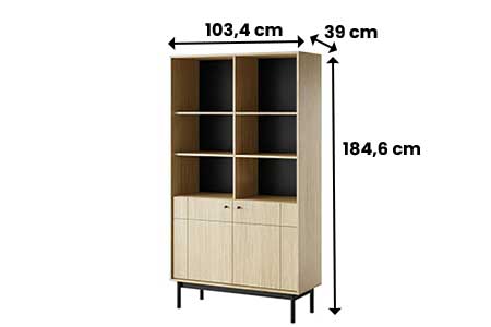 Dimensions de la bibliothèque