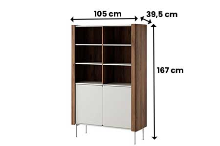 Dimensions de la bibliothèque