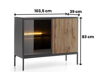 Dimensions de la commode