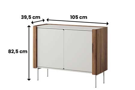 Dimensions de la commode