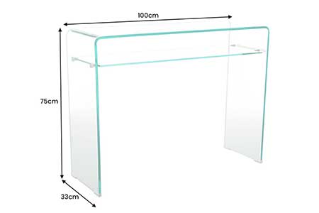 Dimensions détaillées de la console