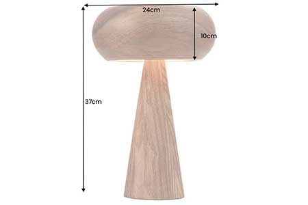 Lampe de table en acacia