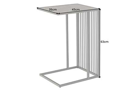 Dimensions détaillées de la table d'appoint