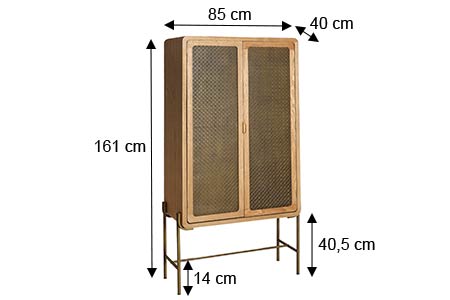 Dimensions de l'armoire haute