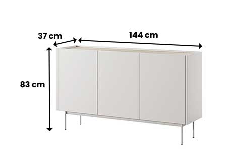 Dimensions du meuble buffet moderne