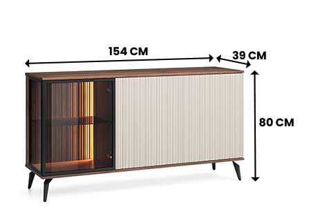 Dimensions du meuble buffet moderne