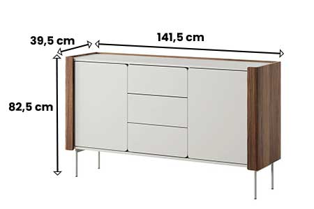 Dimensions du buffet moderne