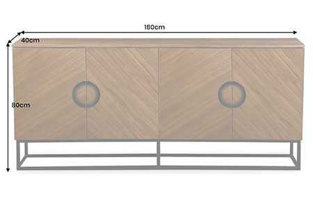 Dimensions du buffet moderne
